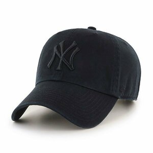 ’47 (フォーティセブン) FORTYSEVEN ヤンキース (ニューヨーク) キャップ 帽子 Yankees Black Tonal '47 CLEAN UP Black x Black