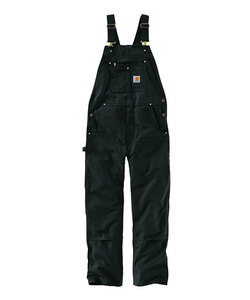 Carhartt (カーハート) US オーバーオール Duck Bib Overalls Black ブラック (W32×L32)