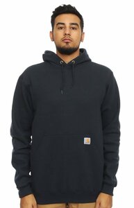 Carhartt (カーハート) US パーカー プルオーバー (K121) Hooded Pullover Midweight Sweatshirt Navy ネイビー (L)