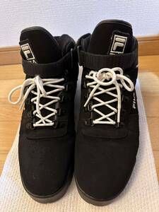 kicks lab. x fila f-13 weather tech black スニーカー 30cm ブラック 30.0cm フィラ ミッドカットMID ブーツ トレイル アウトドア