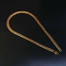 【1円スタート】喜平ネックレス 金チェーン gold necklace 18kgp 金ネックレス 幅9mm 55cmダブル 喜平 メンズ レディース 335_画像1