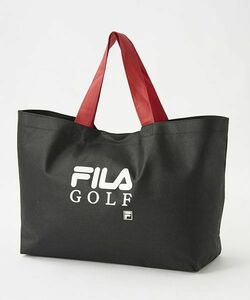 新品 FILA ゴルフ トートバック 黒 ブラック フィラ ランドリーバック 不織物 即決