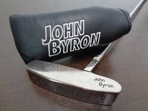 格安スタート！★300本限定パター【John Byron 107of300 BRANKO BLADE 1997】ストレートネック 純正グリップ&ヘッドカバー★ジョンバイロン