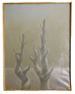 Art hand Auction أصالة مضمونة لوحة Masao Kui Nakade P10 مقاس 42X54 سم, تلوين, طلاء زيتي, طبيعة, رسم مناظر طبيعية