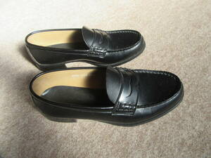 THE HARUTA ARVIN black color. slip-on coin Loafer 24 1/2cmEE. display use storage goods 
