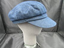 ジーンズ生地　　キャスケット調帽子　CECIL McBEE　コットン１００％　サイズ：フリー　中古良品_画像2