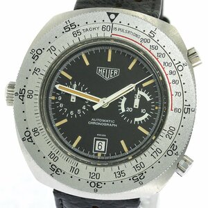 訳あり ホイヤー Heuer 110.633 カリキュレーター デイト クロノグラフ cal.12 自動巻き メンズ _770151