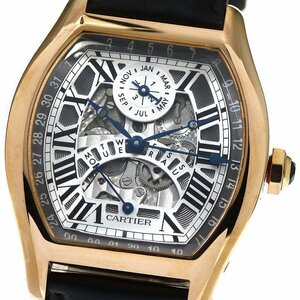  Cartier CARTIER W1580047 torch .XL K18PG Perpetual calendar self-winding watch men's _753495