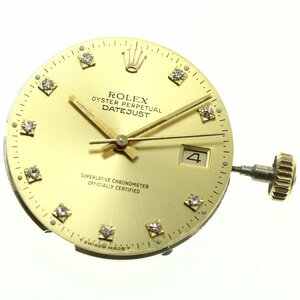 ロレックス ROLEX オイスター パーペチュアル デイトジャスト ムーブメント Cal.3035 10Pダイヤ 自動巻き メンズ _653939