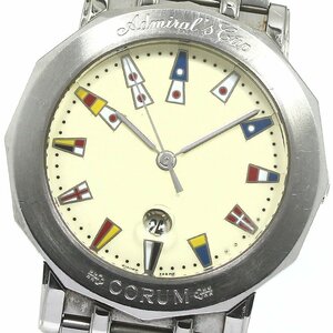  Corum CORUM 99.430.20 V585 Admiral z cup Date quartz men's _790113