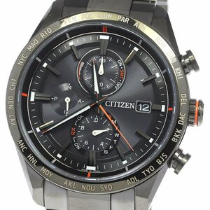 シチズン CITIZEN H800-T025871/AT8185-62E アテッサ エコドライブ ソーラー電波 メンズ 極美品 箱・保証書付き_790676