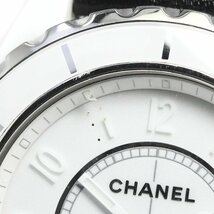 シャネル CHANEL H3443 J12 ホワイトファントム 自動巻き メンズ 良品 _701874【ev20】_画像6