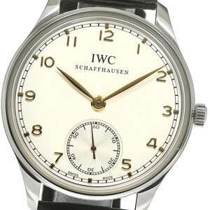 IWC SCHAFFHAUSEN IW545408 ポルトギーゼ ハンドワインド スモールセコンド 手巻き メンズ 良品 _791307