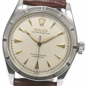 訳あり ロレックス ROLEX 6569 オイスターパーペチュアル Cal.64 ハーフローター 自動巻き メンズ _693725