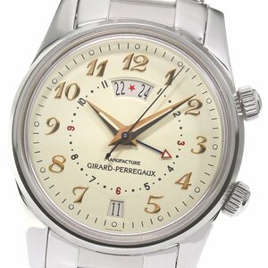 ジラール・ペルゴ GIRARD-PERREGAUX 4940 トラベラーII GMT 自動巻き メンズ 良品 _790903