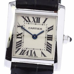 カルティエ CARTIER W5001256 タンクフランセーズSM K18WG クォーツ レディース _790191