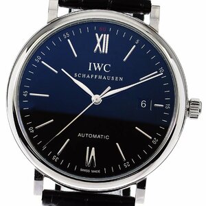 IWC SCHAFFHAUSEN IW356502 Portofino Date самозаводящиеся часы мужской с коробкой _792674