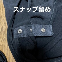 B950ストレッチ♪セクシー胸開きブラックに花の刺繍ホルターネック女子レオタード♪コスプレやコレクションや撮影会にも♪サイズL_画像6