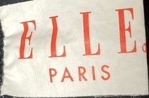 C072ELLE♪ストレッチ♪モノトーンロゴ柄切替え女子競泳水着♪アンダーやコレクションや撮影会にも♪サイズLL_画像7