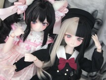 【ぐるぐる】DDH-29 SW肌 ドルフィードリーム MDD Dollfie Dream カスタムヘッド + 碁石アイ2種 パテ盛り ※小難あり_画像7