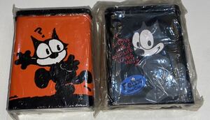 Felix the cat ★フィリックス★缶ケース・2種★当時もの★終売品★希少★未使用★黒猫キャラクター