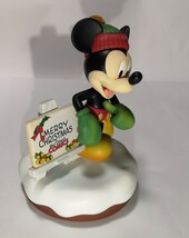 ☆Merry Christmas☆ミッキーマウス☆Micky Mouse☆フィギュア☆樹脂製☆_画像2