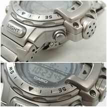 CASIO × HUNTING WORLD カシオ×ハンティングワールド プロトレック チタン デジタル腕時計 PRT-4000HWJ_画像5