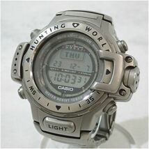 CASIO × HUNTING WORLD カシオ×ハンティングワールド プロトレック チタン デジタル腕時計 PRT-4000HWJ_画像1