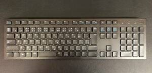 DELL WK636p ワイヤレスキーボド 無線機 キーボード ブラック 入力装置 PC 周辺機器 パソコン タイピング ワイヤレス 231108-179