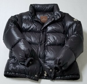 美品 上質 ダウン100% MONCLER モンクレール 本物保証 国内正規品 高品質 暖極 ダウンジャケット 茶タグ 青タグ ワッペン ブラック 黒