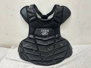 処分特価品★【Rawlings/ローリングス】J.S.B.B/JSBB公認 プロテクター【キャッチャー用？アンパイアー用？】捕手 審判 防具 中古品