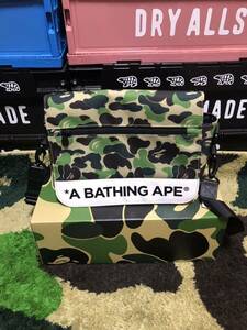 A BATHING APE ABC CAMO BAG GREENショルダーバッグ