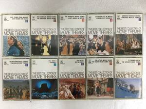 **e111 THE BEST COLLECTION OF MOVIE THEMES cassette tape 10 pcs set **