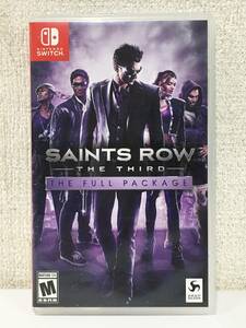 ●○カ080 海外版 NINTENDO SWITCH ニンテンドー スイッチ ソフト SAINTS ROW THE THIRD セインツロウ ザ・サード○●