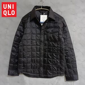 UNIQLO ユニクロ ウルトラライトダウンシャツジャケット ブラック 新品 未使用 タグ付き 撥水 ポケッタブル 