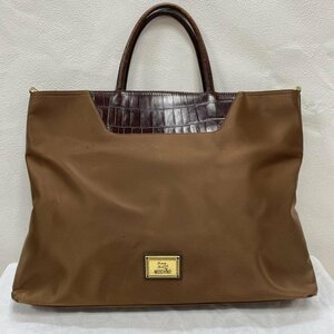 モスキーノ MOSCHINO / 2WAY BAG / ハンドバッグ / ショルダーバッグ / BRN / OLD / レトロ / アンティーク ハンドバッグ - ロゴ、文字