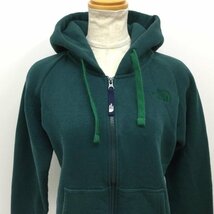 ザノースフェイス NTW11530 Rearview Hoodie フードロゴ刺繍 フルジップパーカー 623 パーカー パーカー XL 緑 / グリーン_画像5