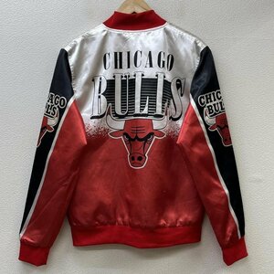 エヌビーエー CHICAGO BULLS シカゴ ブルズ ロゴ プリント 中綿 ナイロン スタジャン ジャケット、上着 ジャケット、上着 S