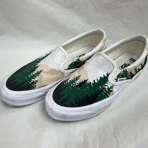 バンズ × KITH KXTH キスコラボ Og Classic Slip-On スリッポン VN0A45JK6CD スニーカー 26.5cm 緑 / グリーン X 白 / ホワイト