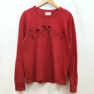 エヴィス プリントTee おそ松くん コラボ カモメ バックプリント YAMANE コットン100％ Tシャツ Tシャツ 38 赤 / レッド