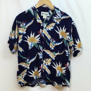 ＵＳフルギ Hawaiian ハワイアン アロハシャツ 開襟シャツ サイズFREE シャツ、ブラウス シャツ、ブラウス FREE 紺 / ネイビー