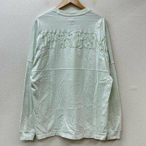 シュプリーム 20SS Overdyed L/S Top オーバーダイ バックロゴ 刺繍 ロンT Tシャツ Tシャツ M