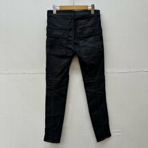 リックオウエンス DRKSHDW Memphis Cut DU19S4356 SBB 09 デニム ジーンズ パンツ パンツ パンツ 28インチ 黒 / ブラック_画像2