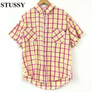 ステューシー STUSSY ステューシー 半袖 チェック柄 コットン シャツ シャツ、ブラウス シャツ、ブラウス M