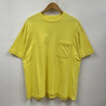 ラッセルアスレティック 無地 半袖 Tシャツ Shirt クルーネック シャツ カットソー Tシャツ Tシャツ M 黄 / イエロー 無地_画像1