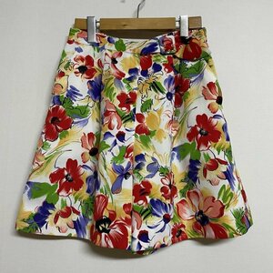 ＵＳＥＤ古着 KENZO GOLF 花柄 キュロットパンツ キュロットスカート D.TK2000 パンツ パンツ 2 白 / ホワイト 花柄