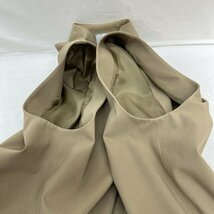 ゼロエイトサーカス 20ss High count gabardine sleeveless coat ノースリーブ コート コート コート 1 ベージュ / ベージュ_画像7