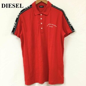 ディーゼル DIESEL ディーゼル 半袖 ポロシャツT-GOROU POLO ポロシャツ ポロシャツ S 赤 / レッド X 黒 / ブラック X 白 / ホワイト