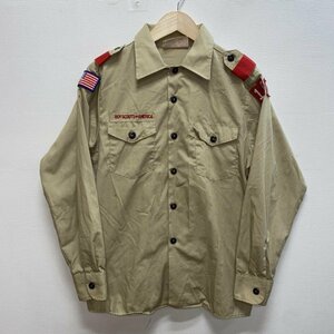 古着 80s 90s USA製 OFFICIAL YOUTH SHIRT ボーイスカウトシャツ シャツ、ブラウス シャツ、ブラウス 表記無し ベージュ / ベージュ