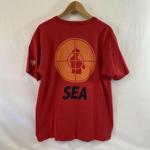 ウィンダンシー WIND AND SEA × PUBLIC ENEMY / 2021aw / WDS-PEFTP-06 / PESE-S/S Tee / WDS / RED / L Tシャツ Tシャツ L